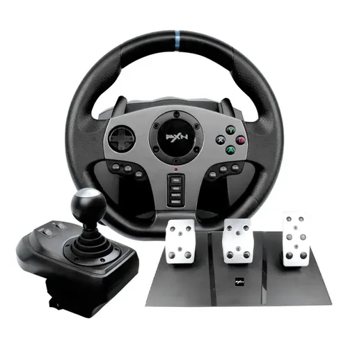 Volante Gamer PXN PXN-V9-GEN2r Cor Preto | Frete grátis