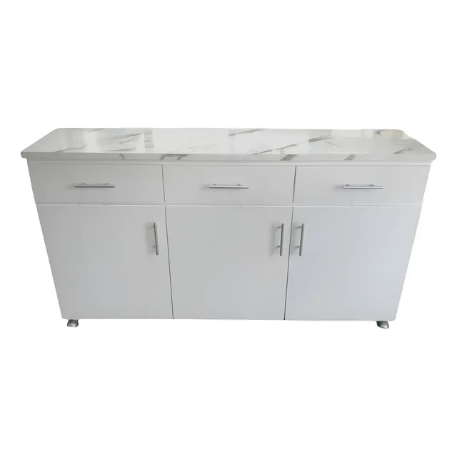 Mueble Mesa Alacena Multiusos Para Cocina (150cm De Largo)