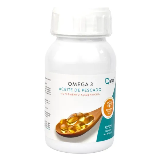 RmFlex Omega 3 Qina Aceite De Pescado Dha Y Epa 90 Cap-qina Sabor Sin sabor