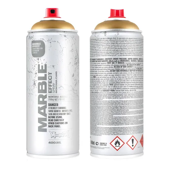 Montana Cans Effect Pintura Aerosol Color Marmol Dorado