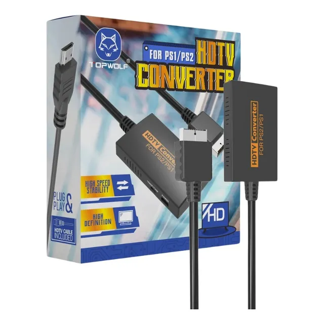 Adaptador Hdmi Para Ps1 Y Ps2 Incluye Hdmi