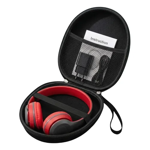 Black Portable Carry Case For -zx100 Zx110 Headphones