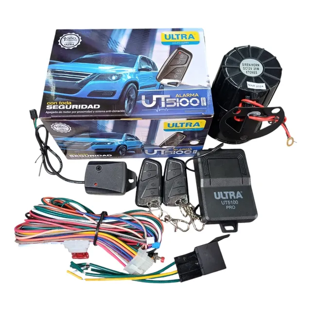 Alarma Ultra Ut5100 Mas Bloqueo Central 4 Puertas Jdl