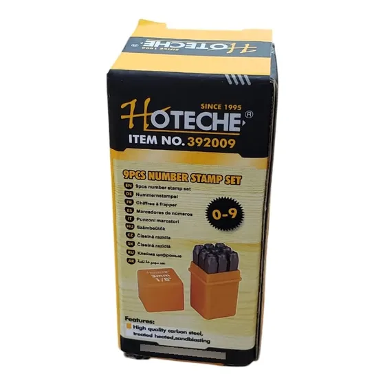 Marcadores De Números De Hierro 3mm Hoteche