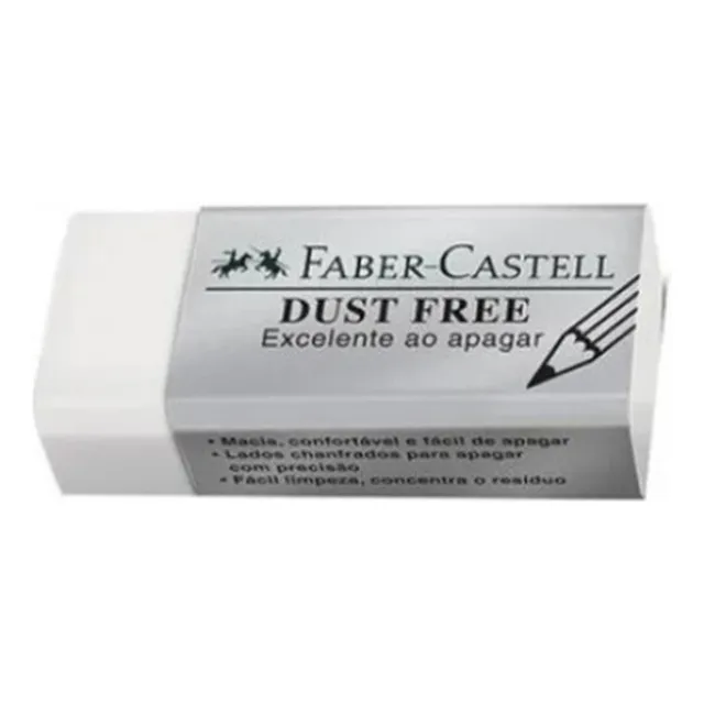 Borracha Retangular Branca Dust Free Faber-castell Borracha Retangular Branca Dust Free Faber-castell