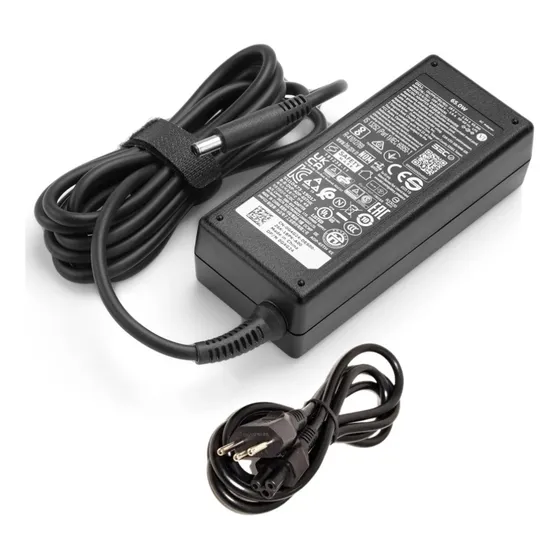 Fonte Carregador Para Dell La65ns2-01 Pa-1650-02b4 Plug Fino