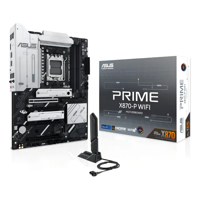 Motherboard Asus Prime X870-p Wifi Am5 2 Color Negro
