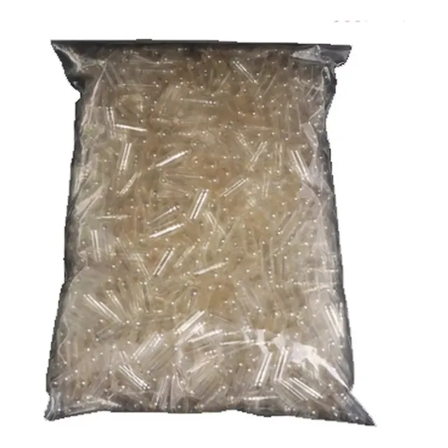 Capsulas Gelatina  Vacias Cerradas Num 0 Transparente 1000