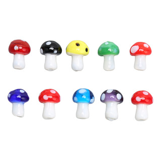 Abalorios En Forma De Hongo Para Joyería, 50 Unidades, 14 X Abalorios En Forma De Hongo Para Joyería, 50 Unidades, 14 X