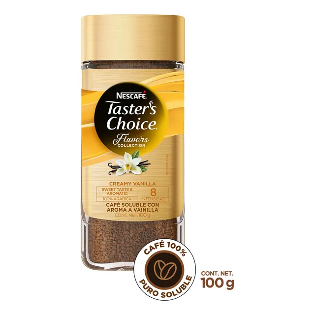 Café soluble Nescafé Taster´s Choice aroma a vainilla 100g