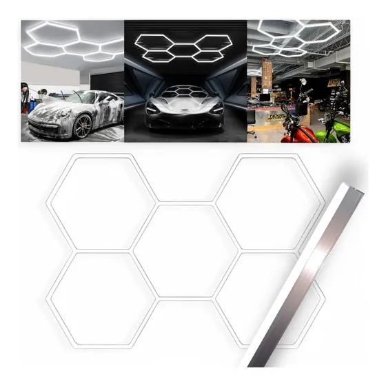 Luz Led Panal De Abeja, Para Taller, Showroom 2.4mt X 1.7mt