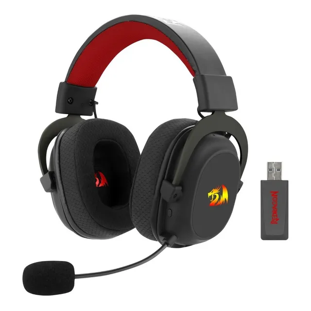 Audífonos Gamer Redragon Zeus X H510-wl 7.1 Wireless  Negro Negro