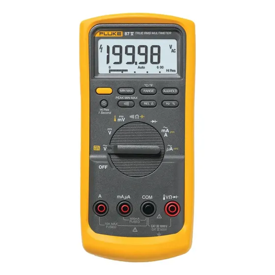 Multímetro Digital Fluke 87V Industrial Pantalla Clara A Batería | Cuotas sin interés