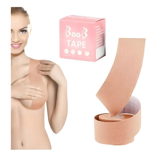 Cinta Levanta Busto, Cinta De Pezón Push Up Beige