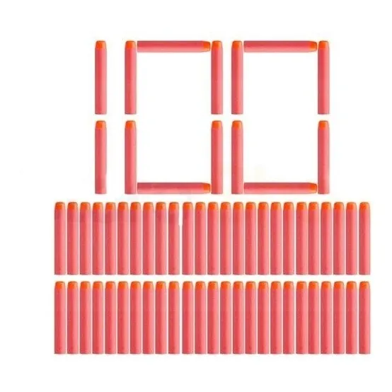 Refil Munição Dardos Nerf 100 Unidades Atacado Brinquedo 
