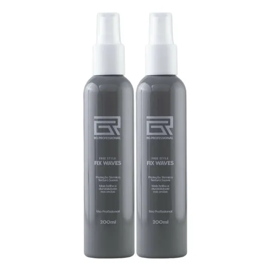 Kit Com 2 Fix Waves Free Style Com Proteção Termica - Rg