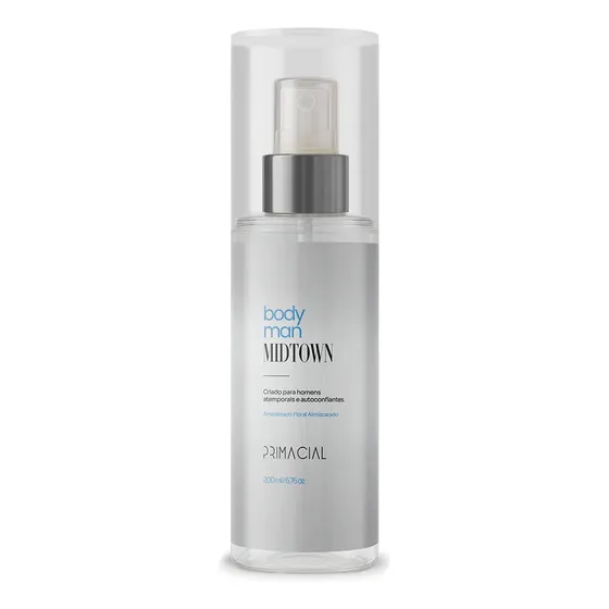 BODY SPLASH MASCULINO MIDTOWN 200ML - PRIMACIAL PERFUME FRESCO AMADEIRADO