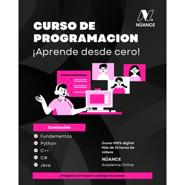 Curso Digital De Programación (python, Java, C++, C#)