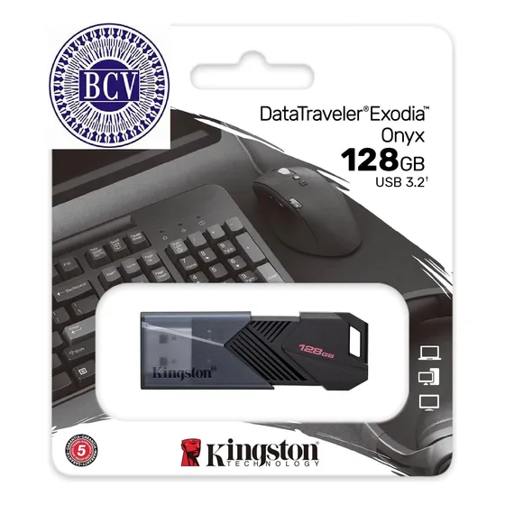 Pendrive Kingston Datatraveler 128gb Usb 3.2 Onyx