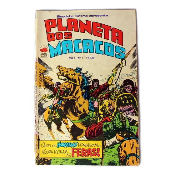 Gibi Hq Revista Planeta Dos Macacos Nº 1 Com O Poster 1975