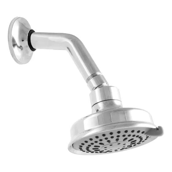 Regadera Ducha Redonda Tres Funciones Incluye Tubo 