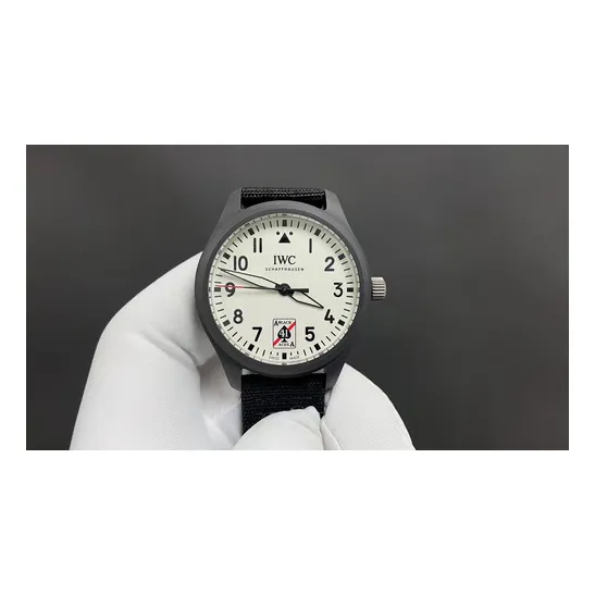 Reloj De Piloto Iwc Automático Negro Para Hombre 41mm