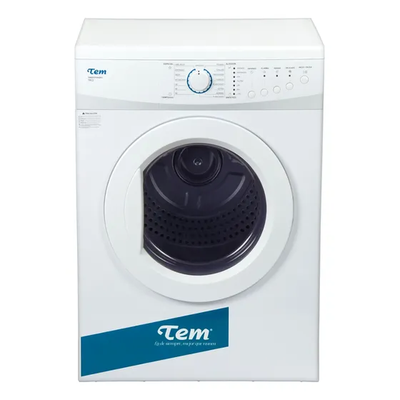 Secarropas por aire caliente Tem T0BSE07KW4203 eléctrico 7kg color blanco