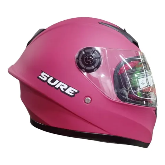 Casco De Niñas Sure Rosado Integral