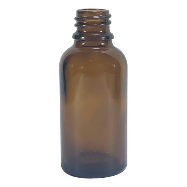 Frasco De Vidro Avulso Âmbar 30ml  (20 Unidades)