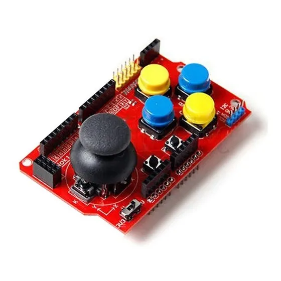 Joystick Shield 7 Pulsadores Con Interfaces Arduino