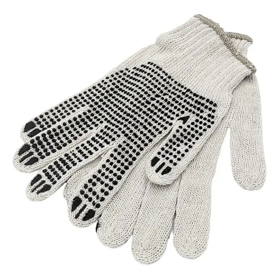 Guante De Tela Blanco Con Puntos Pvp 23cm. Bredys