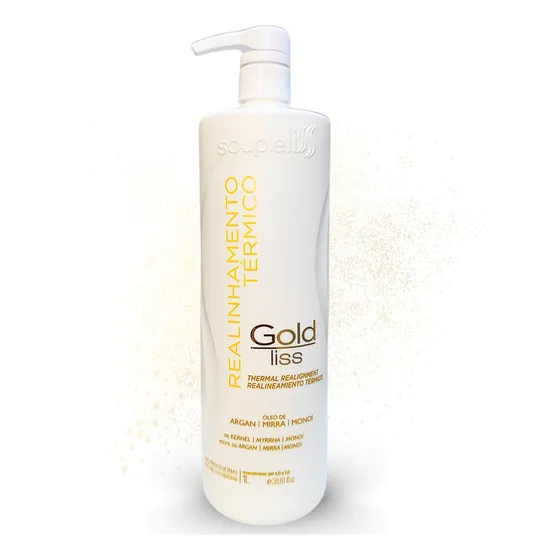 Escova Progressiva Gold Liss Realinhamento Térmico 1l
