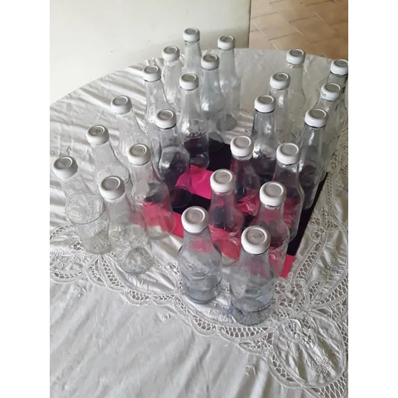Botellas Usadas,  Tipo Ketchup. Vacías. Una Docena.