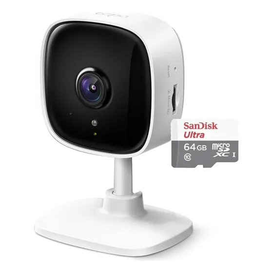 Cámara Seguridad Ip Wifi Audio 3mp Tp-link Tapo C110 + 64gb