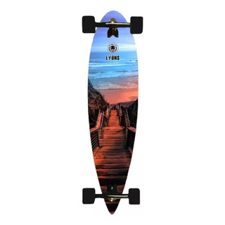 Longboard Montado Lyons Roda Importada Abec 15 Pran Caminhos Longboard Montado Lyons Roda Importada Abec 15 Pran Caminhos
