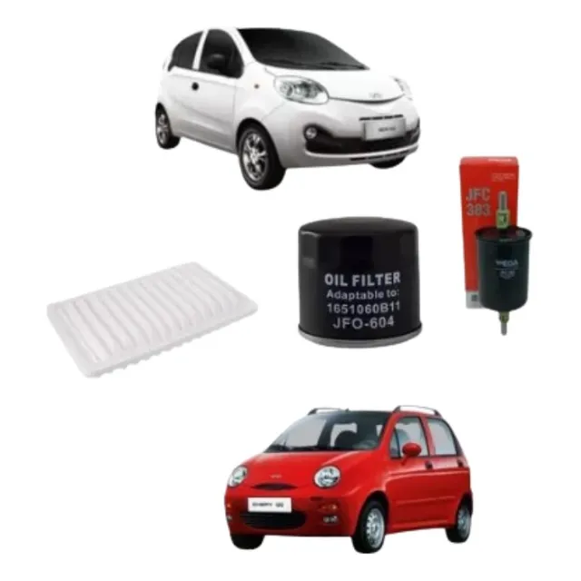Kit Revisão Troca Filtros Chery Qq 1.0  2015 Diante.