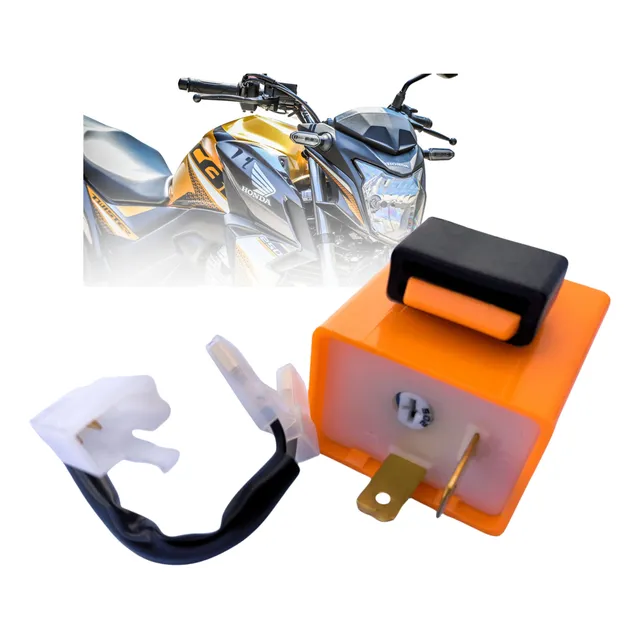 Rele Pisca Seta Led Moto 2 Pinos Com Regulagem De Velocidade