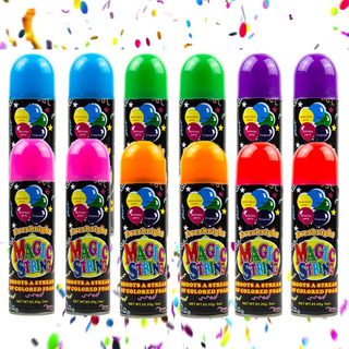 Party Streamer String Toysery Ultimate Silly, 90 Ml, 12 Unid Party Streamer String Toysery Ultimate Silly, 90 Ml, 12 Unid