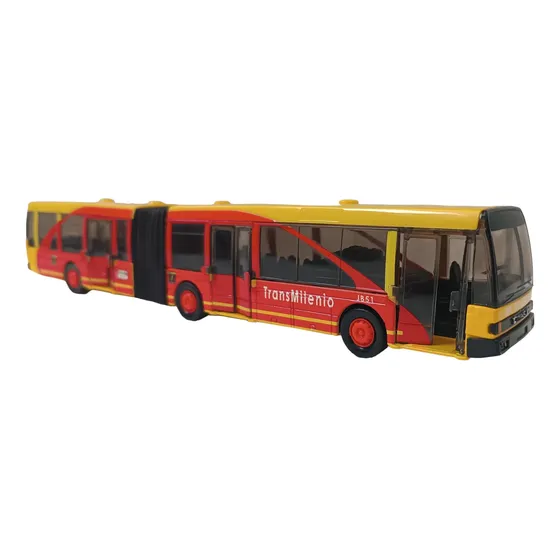 Bus De Transmilenio, 30cms De Largo, Escala 1:55, Metalico