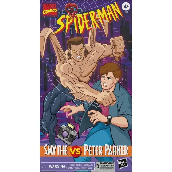 Smythe Peter Parker Spider-man Vhs Marvel Legends Muñeco