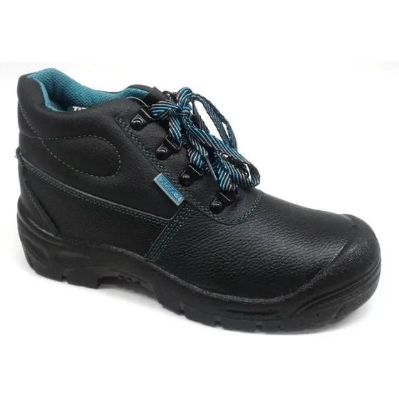 Zapato Bota De Trabajo Negro Total Punta Acero 39 - 45 - Tv