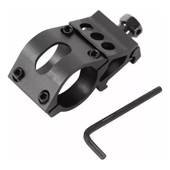 Mount Suporte Lateral Lanterna Tática 25mm Trilho 20 23mm