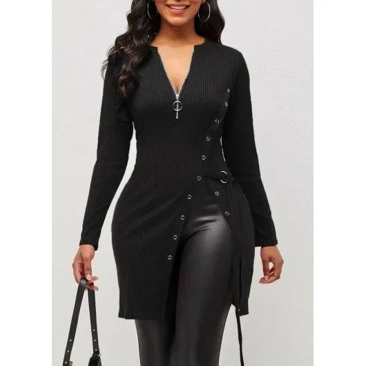 Blusón O Cardigans Para Dama Negro