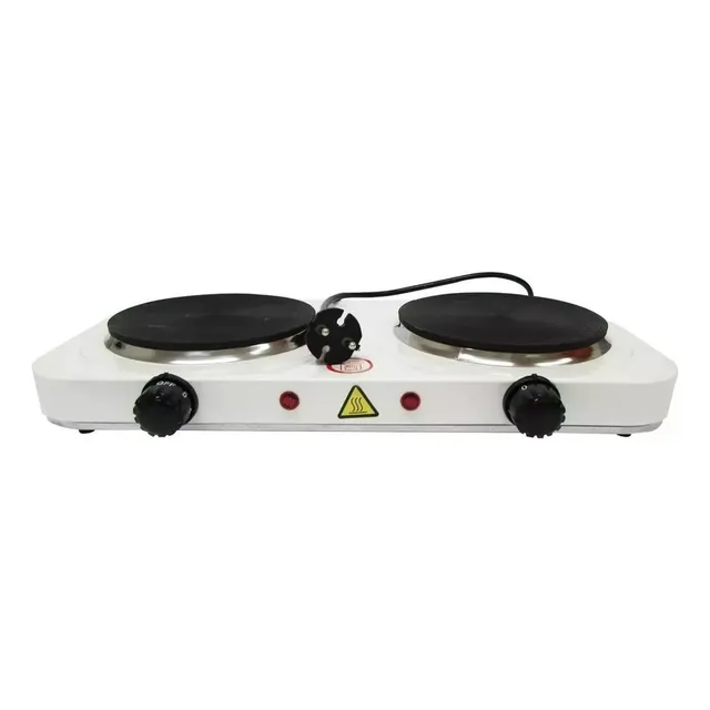 Cocina Eléctrica Doble Plato Portátil Encimera De 2000w