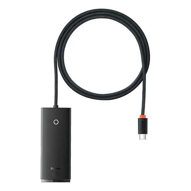 Adaptador de hub Baseus tipo C con cable USB de 4 puertos y 1 metro