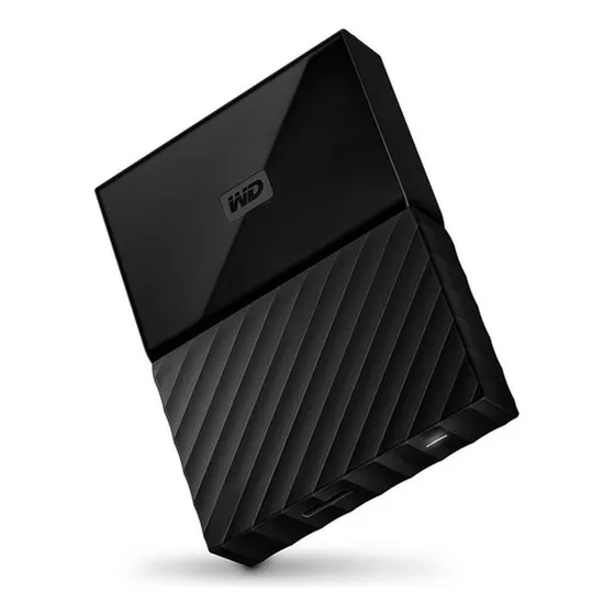 Disco Duro Externo Wd My Passport Usb 3.0, Negro, 11x8.2x1.9