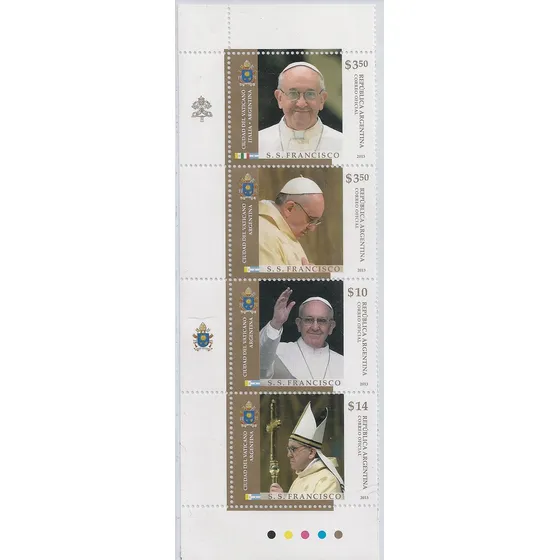 Argentina - S. S. Papa Francisco - Año 2013 - Gj 3978/81