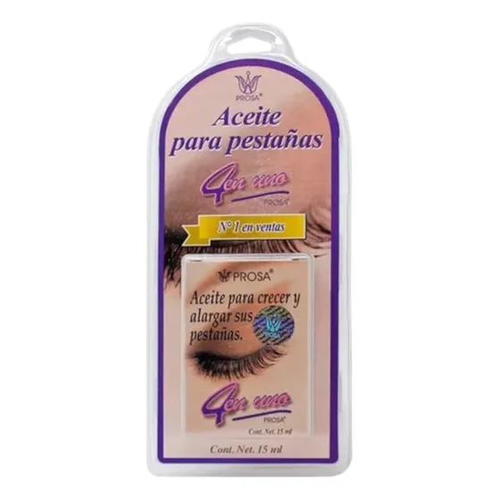 Aceite Para Pestañas Prosa 4 En 1 Crecimiento Y Alargamiento