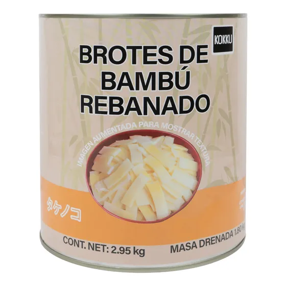 Brotes De Bambú Rebanados En Lata, Kokku 2.95 Kg
