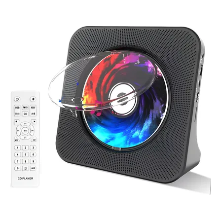 Reproductor Bluetooth De Cd Portátil Con Bocina Estéreo